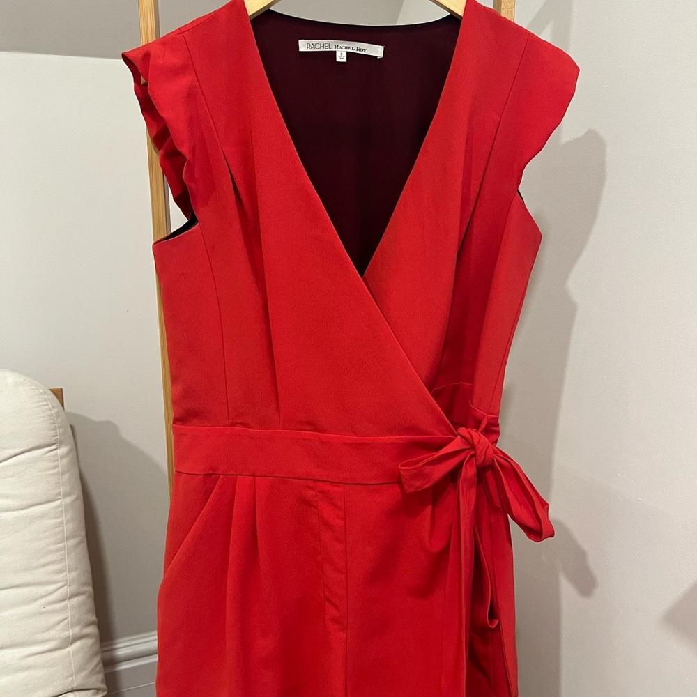 Red Rachel Roy Jumper with Bow